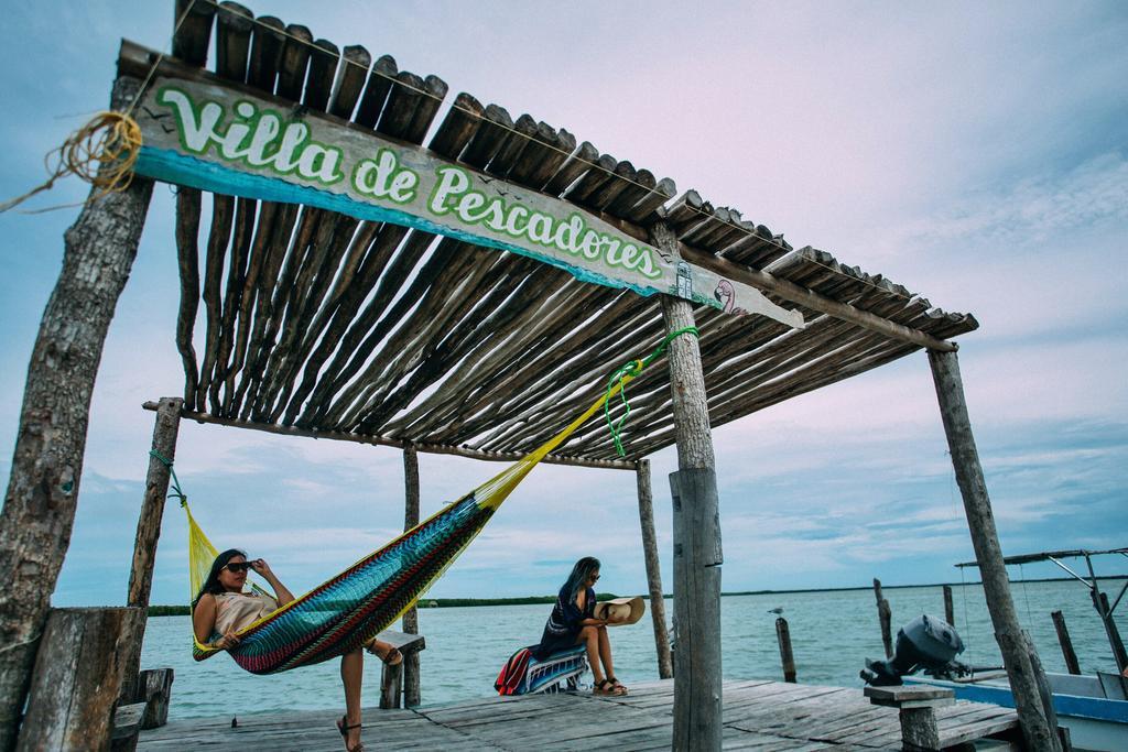 Hotel Villa De Pescadores Río Lagartos Eksteriør bilde